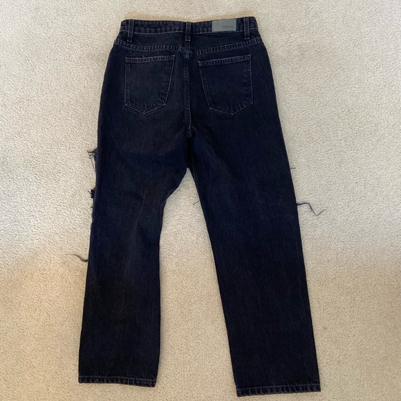 Carmar Denim Black Straight Leg Ripped Jeans - Picture 2 of 5